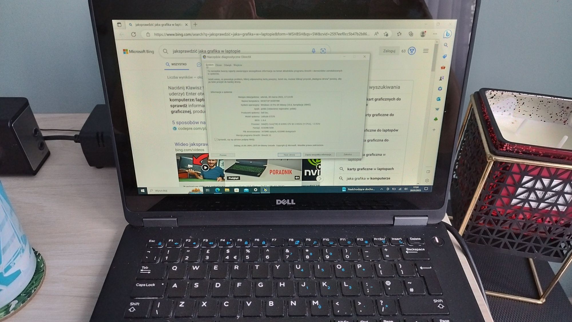 Laptop Dell Latitude 7270  12,5cali IPS  Dotyk