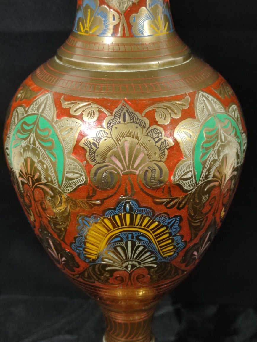 Jarrões/Vasos de Bronze Indianos