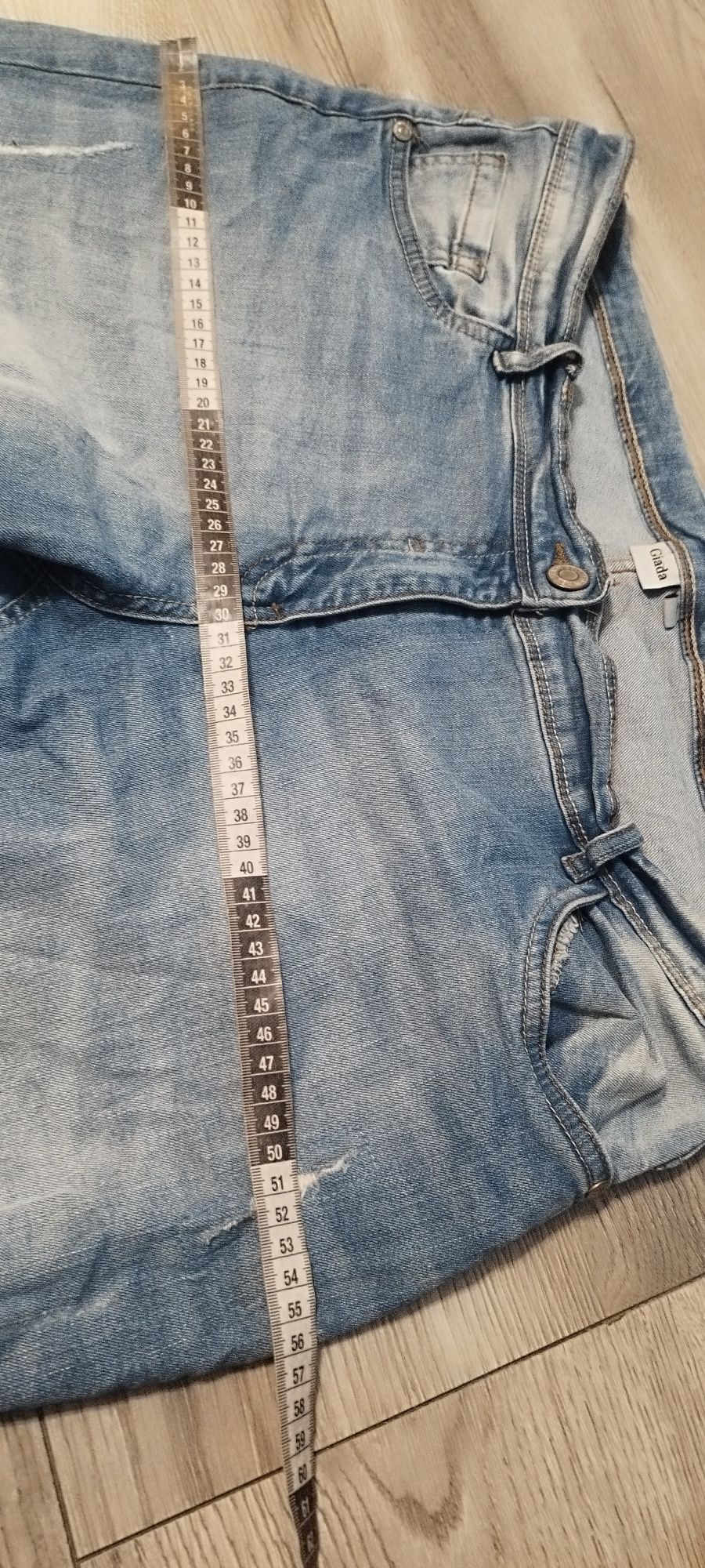 R.50 spodenki jeansowe damskie plus size