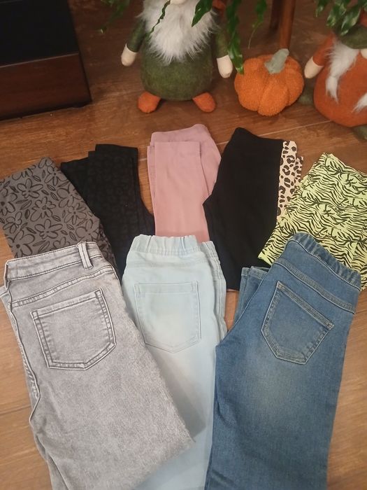 Mega paka ubrań dla dziewczynki na jesień, zimę i wiosnę r.134/140