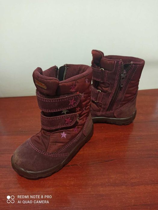 Дитячі зимові чобітки черевики Elefanten, (ботинки для дівчинки р. 22