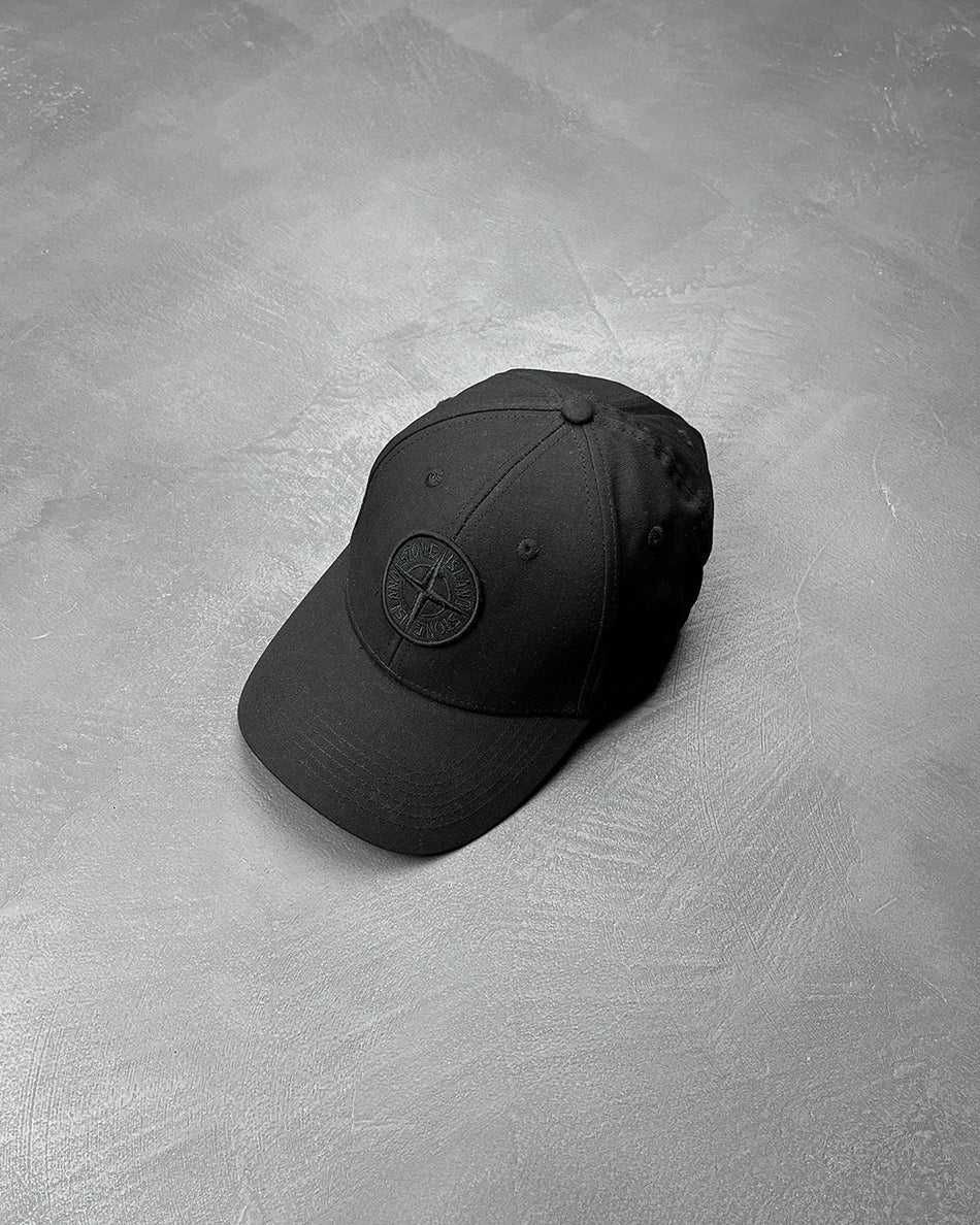 Кепка STONE ISLAND 99168 Cotton Cap Black SI0147-BK