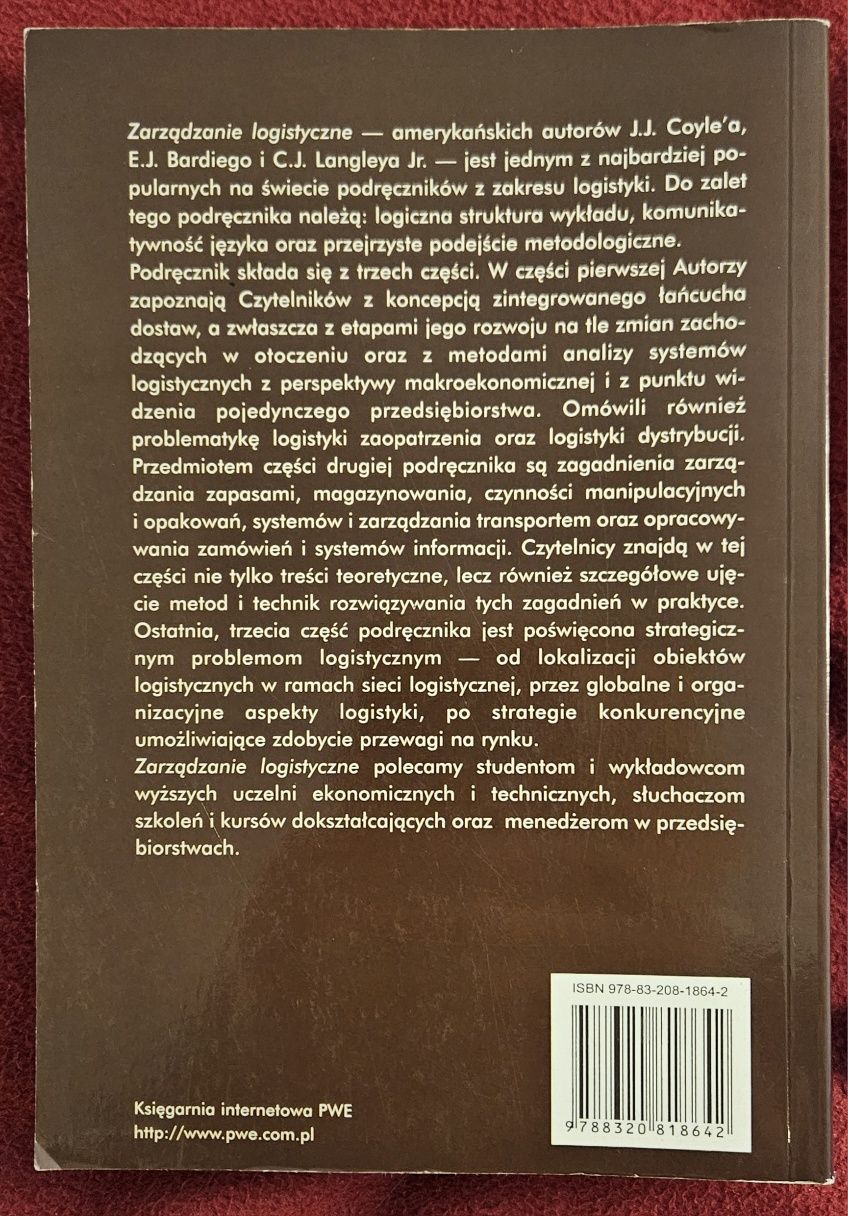 Zarządzanie logistyczne - J.J. Coyle, E.J. Bardi, C.J. Langley