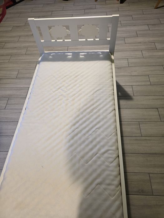 IKEA KRITTER Rama łóżka 70x160 cm + dno  + materac