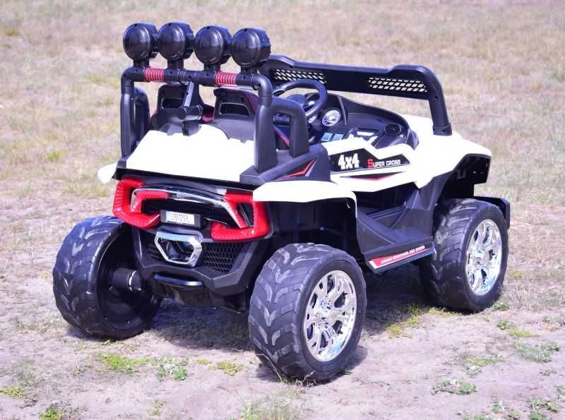 Auto samochód na akumulator autko MEGA BUGGY SUPER CROSS 4X4 jeep 2 os