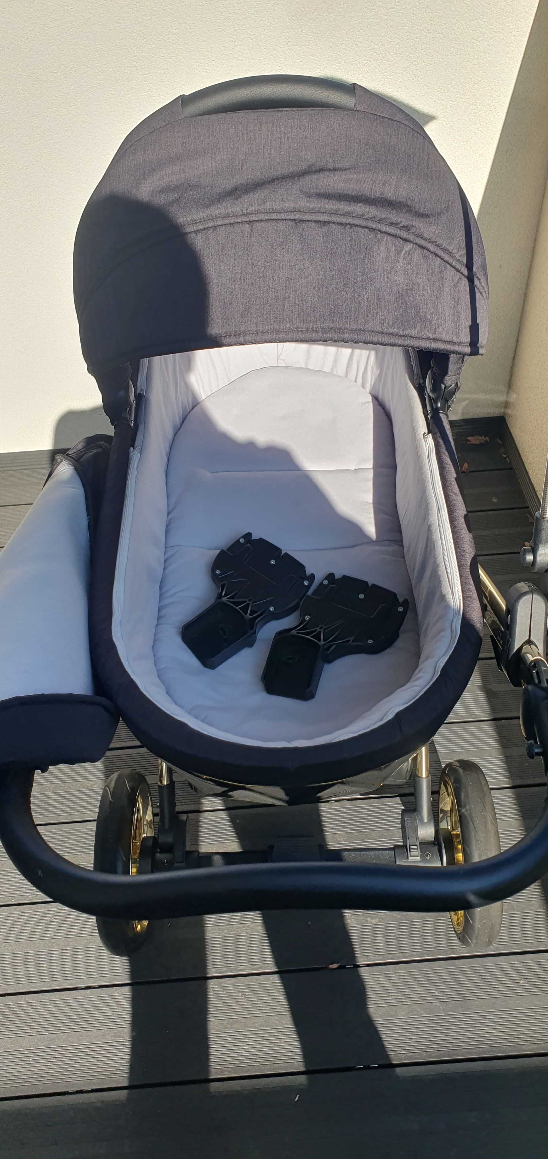 Wózek Junama Diamond Sline 4w1 plus baza