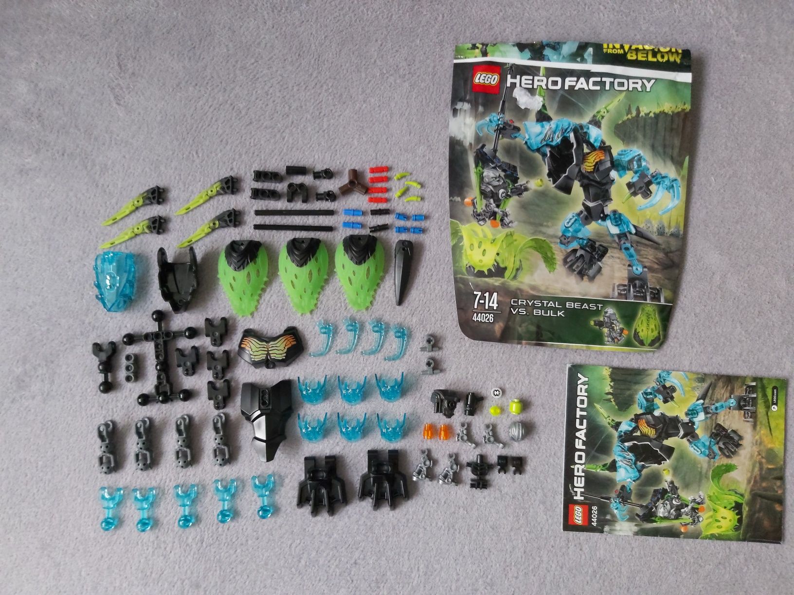 Lego Hero Factory 44026 Crystal Beast VS. Bulk