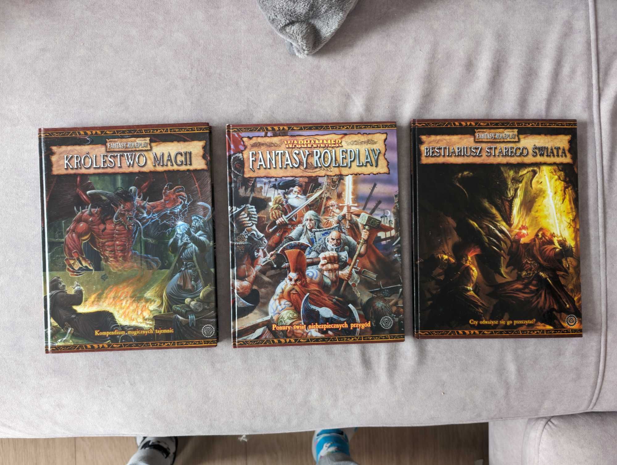 Warhammer 2 edycja WFRP (podręcznik, bestiariusz, królestwo magii)