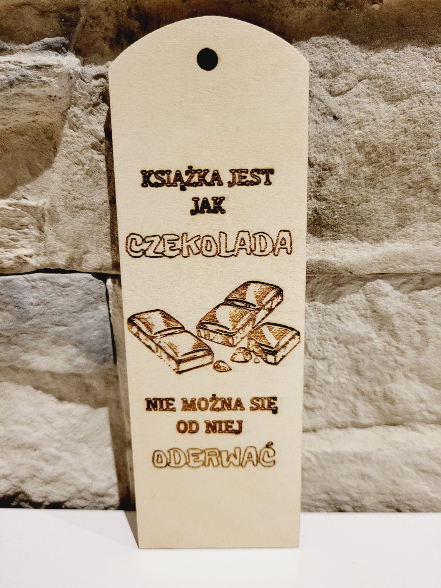 Personalizowana zakładka do książki Grawer Prezent Kot miś