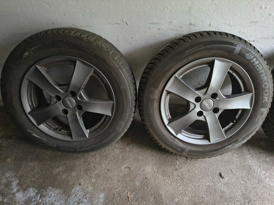 Komplet kół zimowych DEZENT KIA RIO,HYUNDAI i20 185/65R15