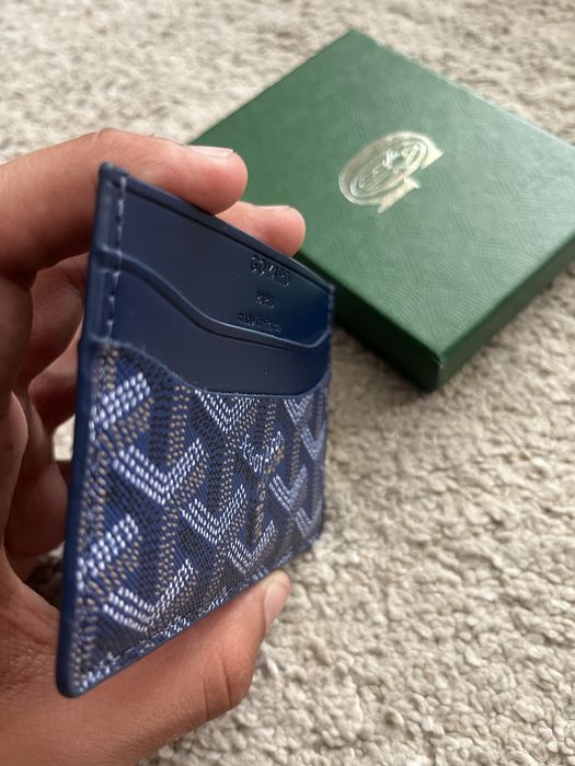 Carteita Goyard Azul Marinho