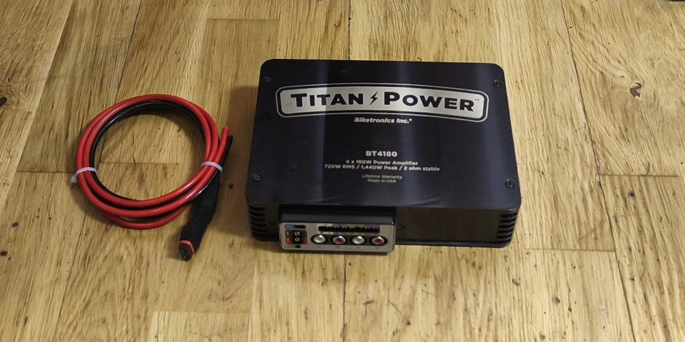 Wzmacniacz Biketronic Titan Power BT4180 USA Mały 4x180rms 2x720rms