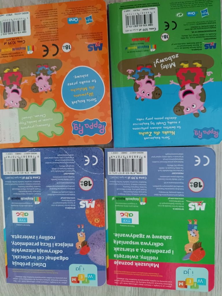 Książeczki dla malucha Peppa pig 1+