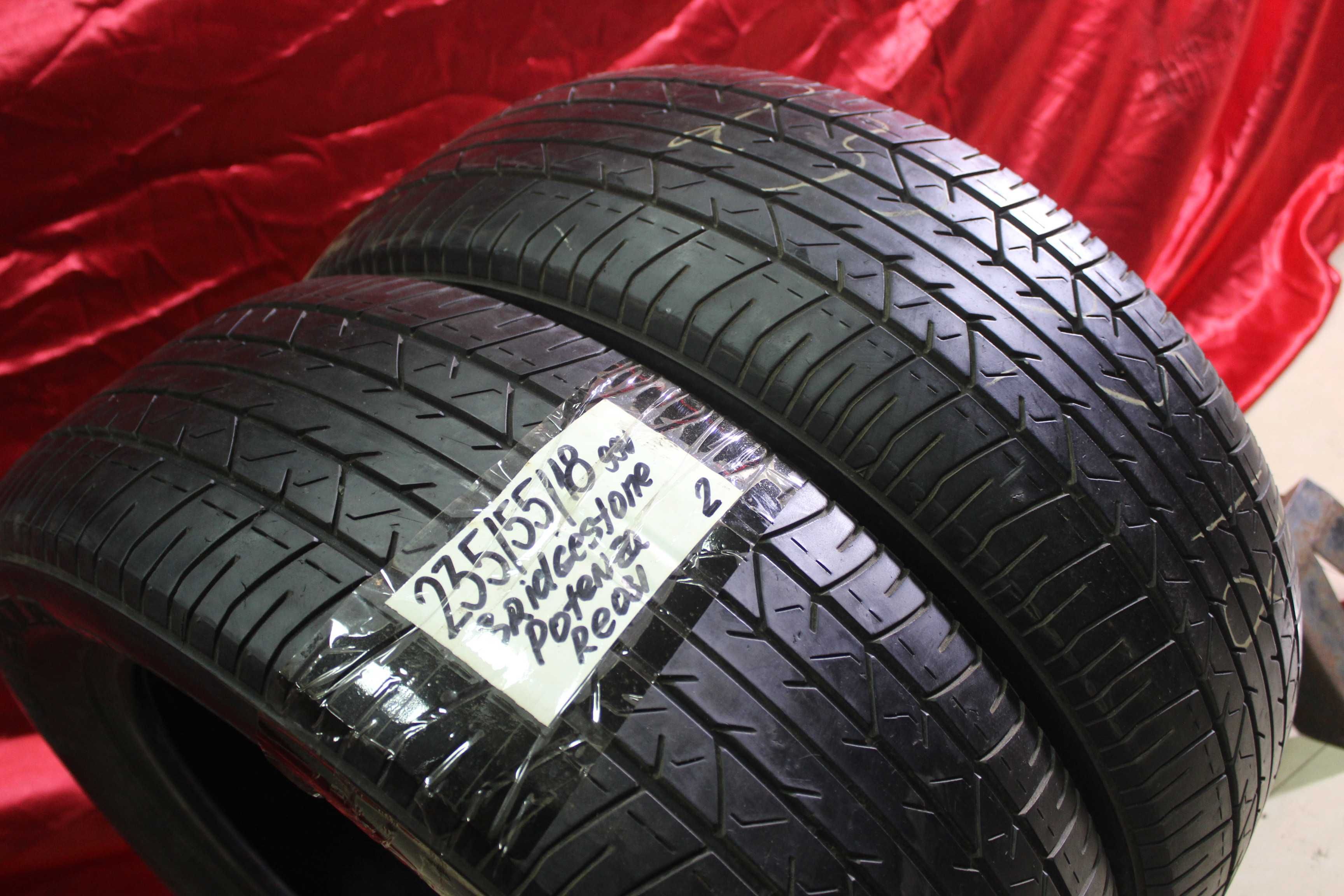 235-55-R18 BRIDGESTONE POTENZA пара 2 штуки летняя резина GERMANY