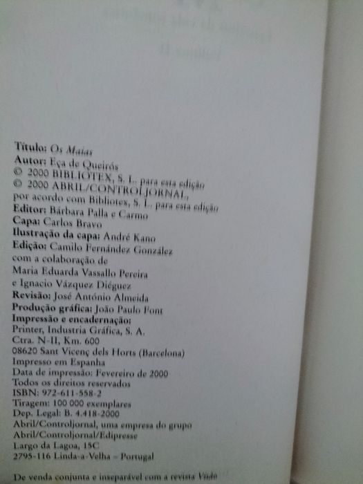 Livro - Os Maias volume II