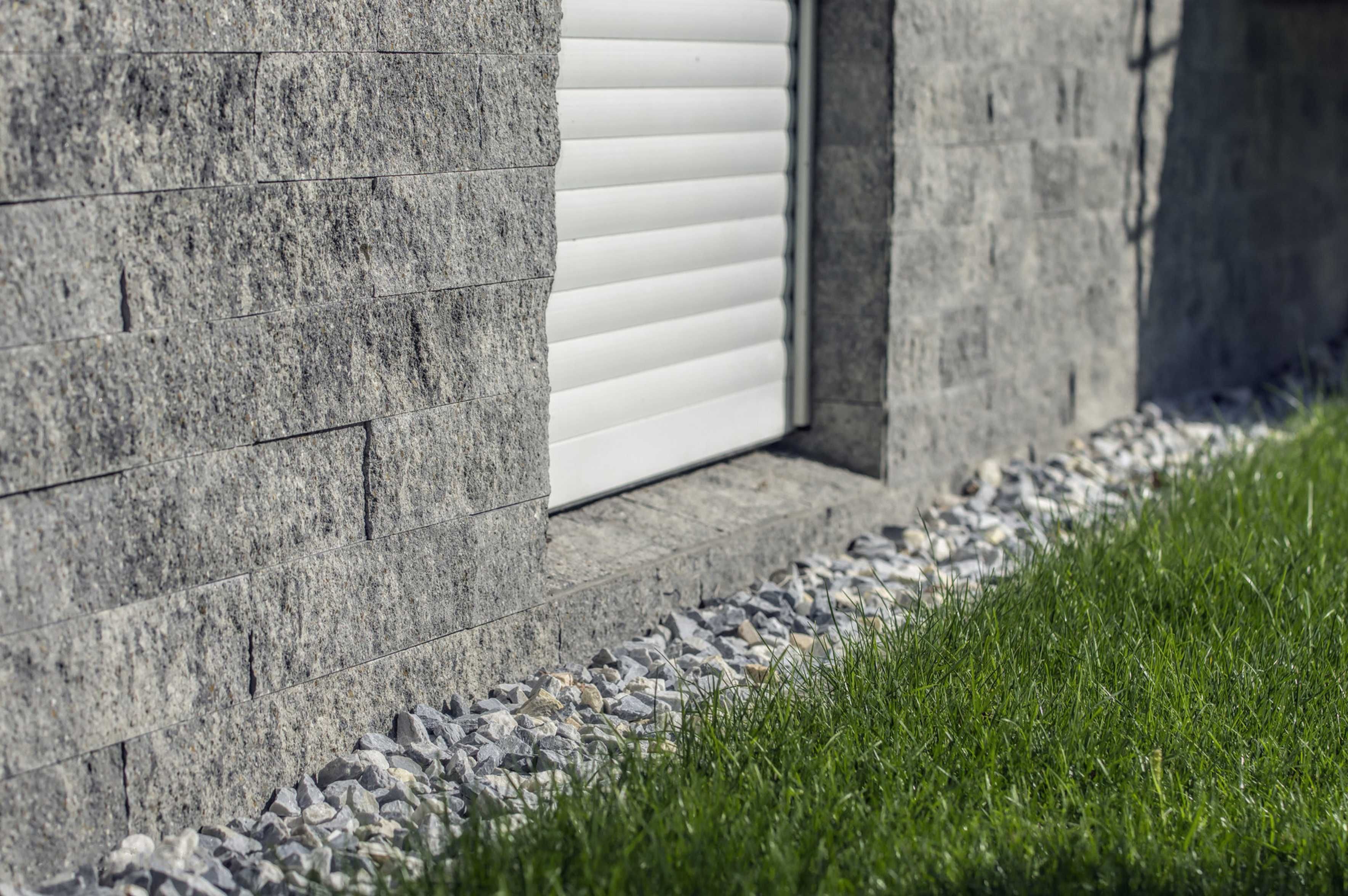 Elewacja płytki elewacyjne łupane ściana Piano płyta betonowa beton