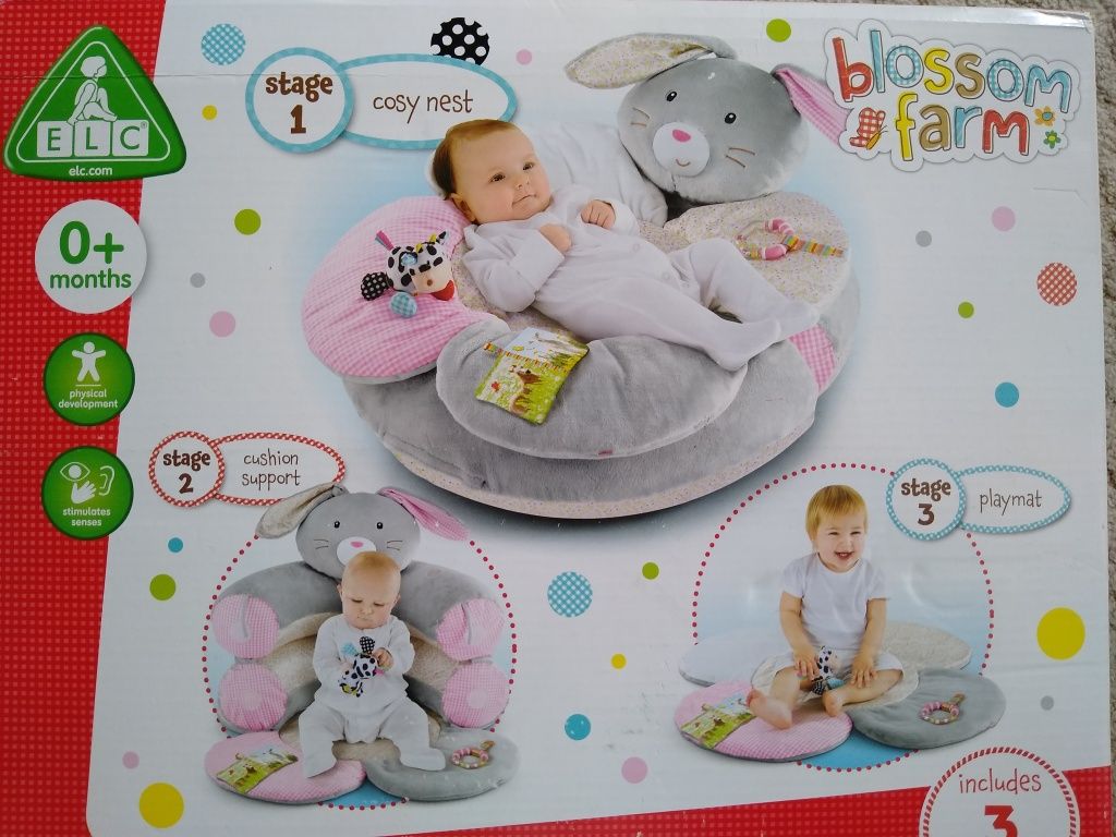 Развивающий коврик трансформер mothercare гнёздышко для новорожденного