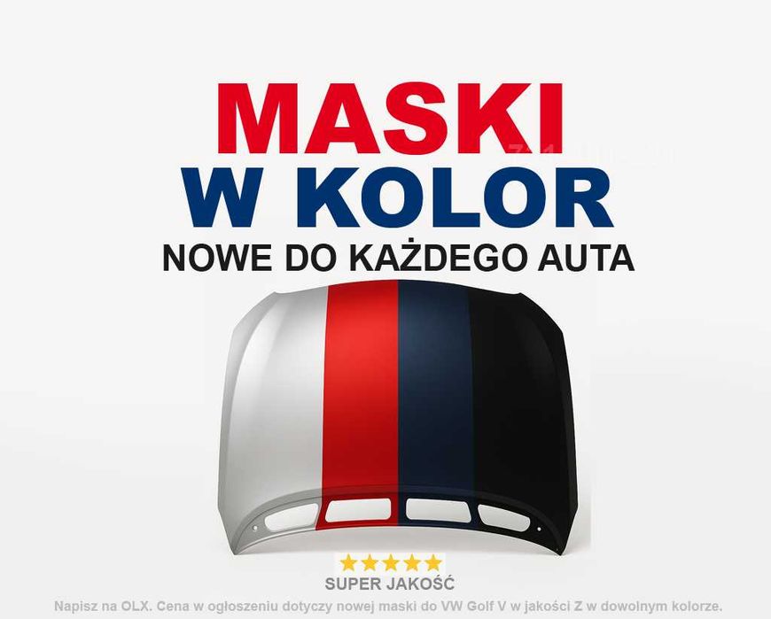 MASKI W KOLOR do KAŻDEGO AUTA | Nowe zamienniki | Wysyłka kurierem