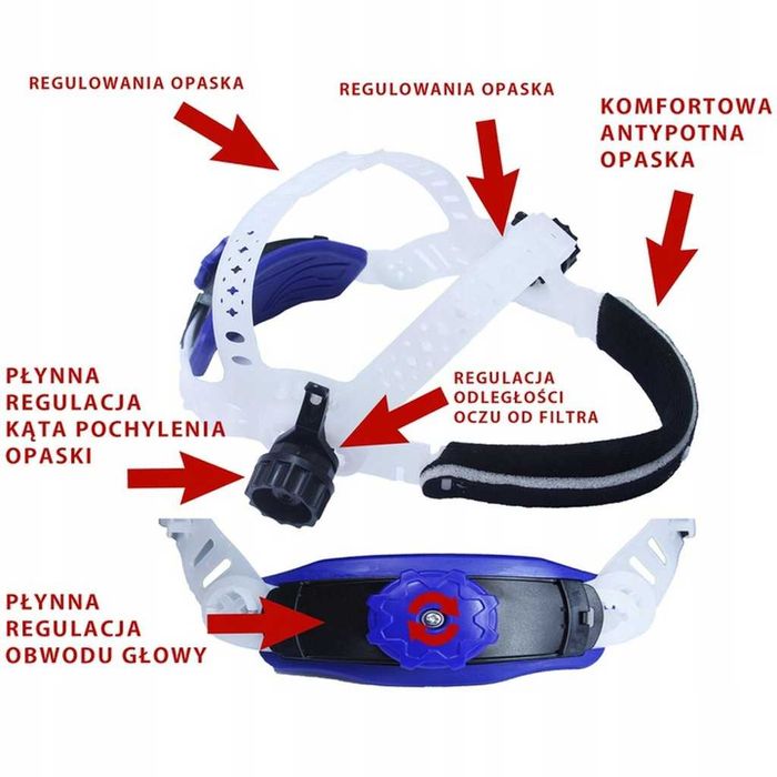 Przyłbica maska Samościemniająca Maska Spawalnicza