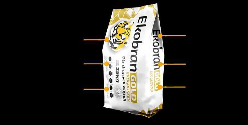 Ekogroszek groszek Ekobran Gold 28 MJ workowany 25kg