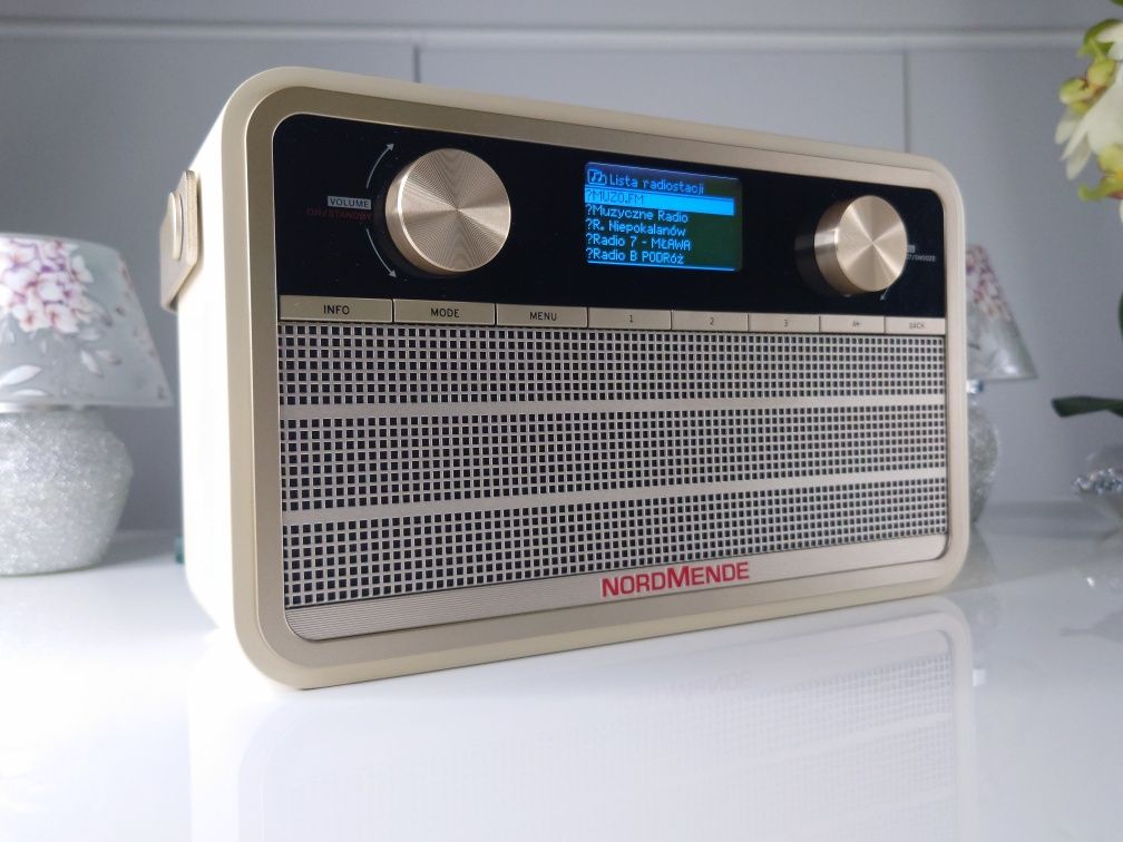 NORDMENDE Transita 120 IR radio internetowe z DAB+ FM AUX kremowe