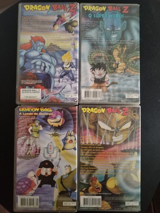 4 VHS dragon ball (1° filme da série)