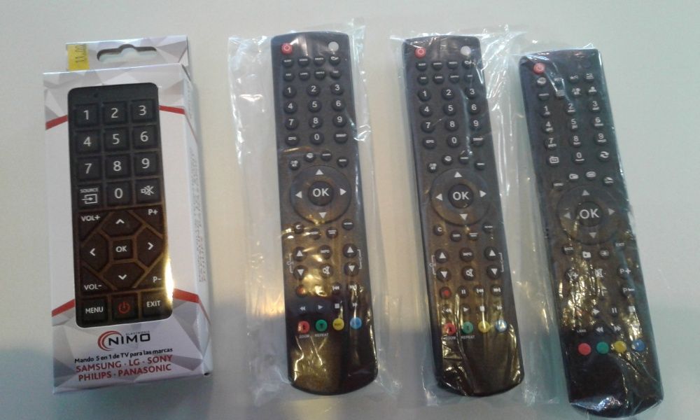 Comandos varios para tv e box