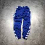 MĘSKIE Dresy Sportowe Adidas 3 Paski Niebieskie Śliskie Małe LogoClima