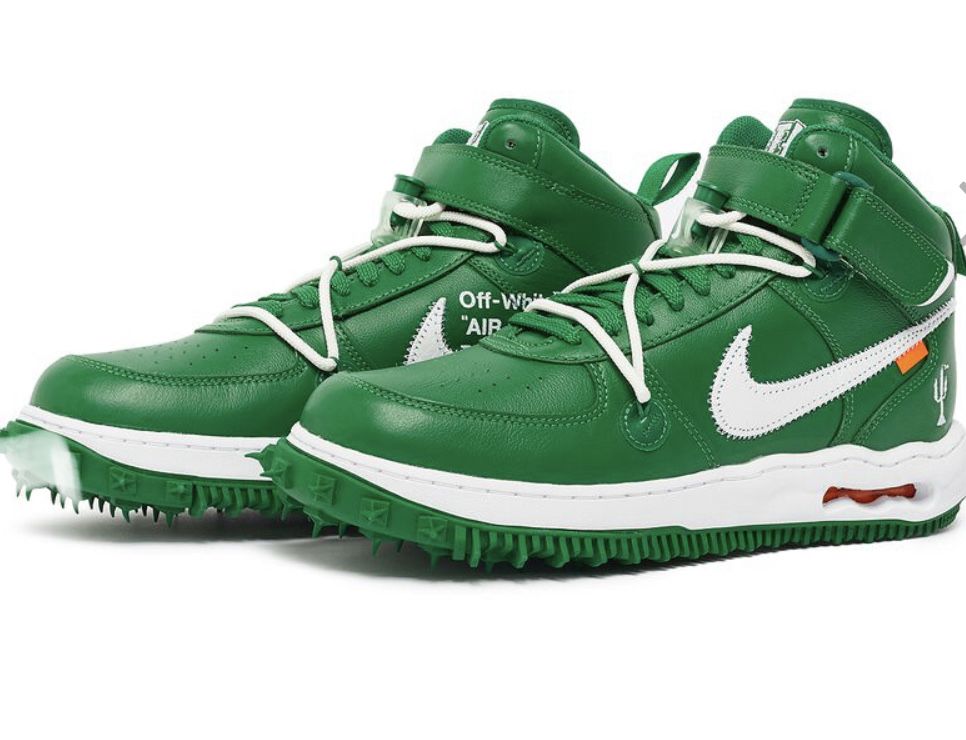 NIKE x Off-White Air Force 1 Mid Sp "Pine Green"