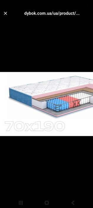 Butterfly Матрац Azalia дівоспальній 1.60м