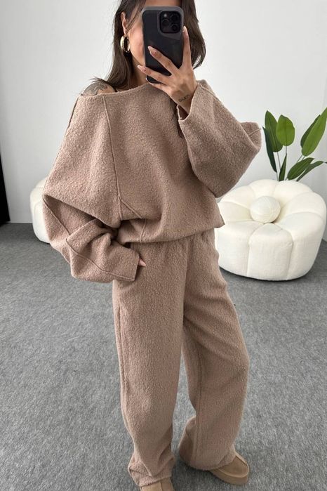 Теплый костюм оверсайз Теплий костюм