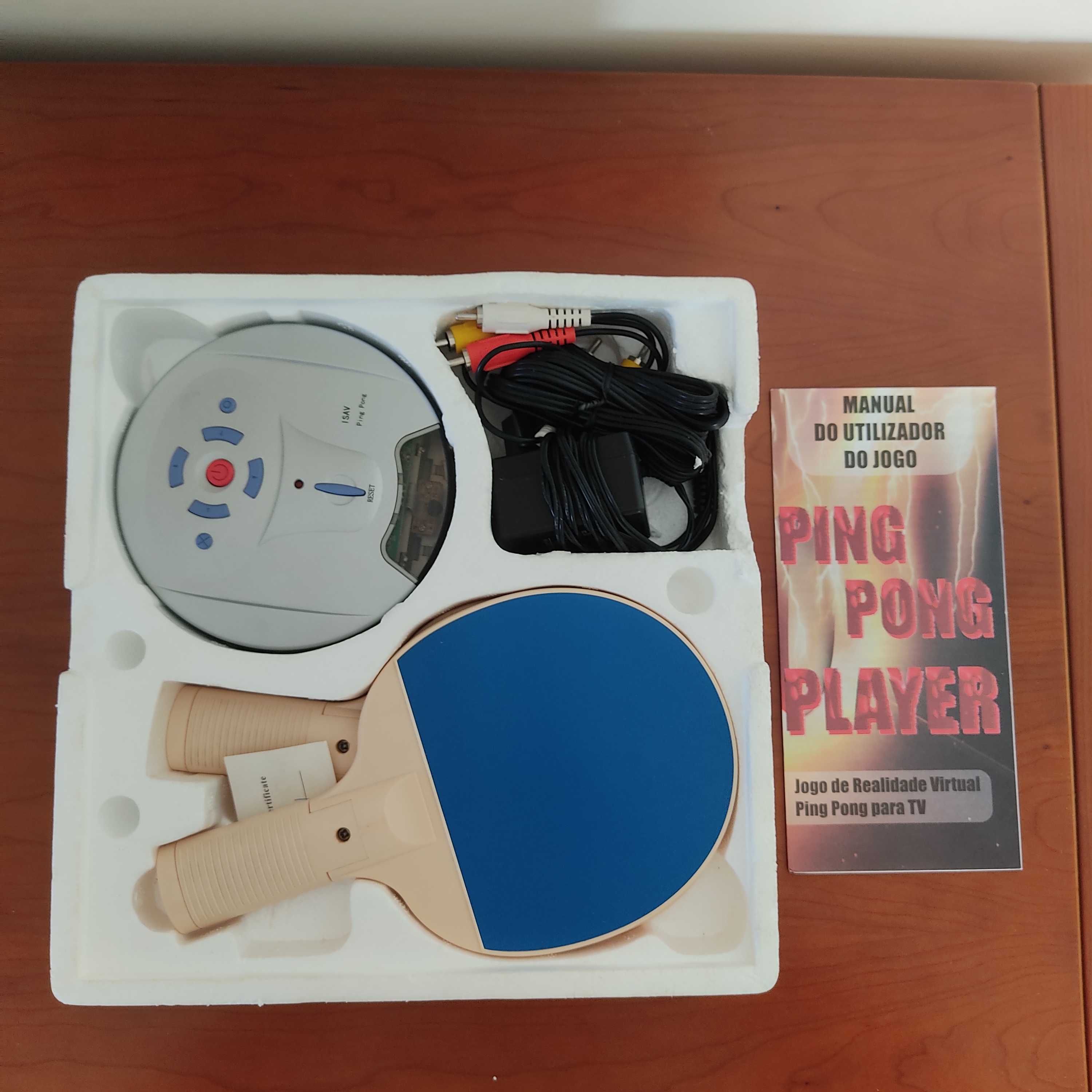 Jogo de realidade virtual retro - Ping Pong para a TV