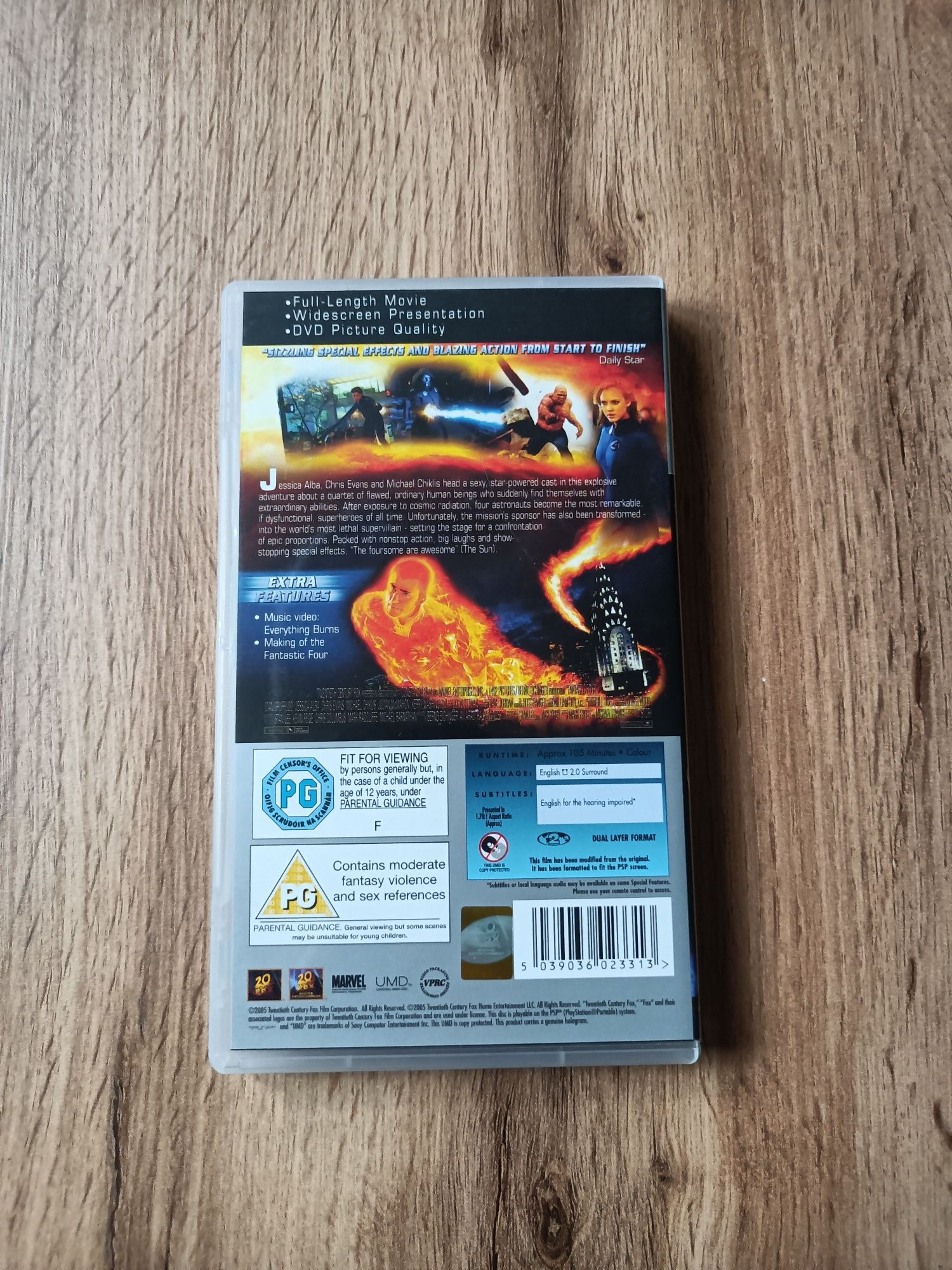 Fantastic 4 UMD Video dla PSP