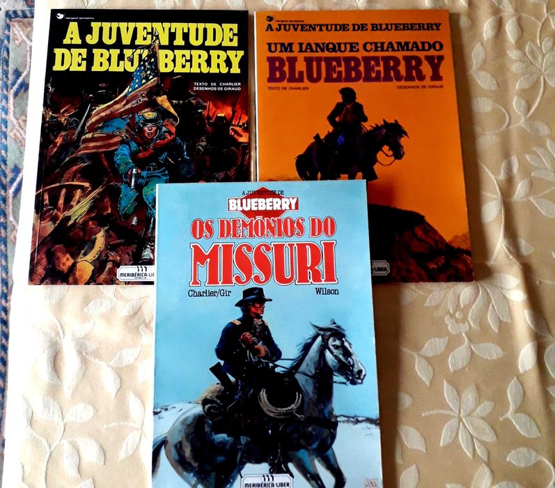 Livros BD - Jean-Michel Charlier / Jean Giraud - Tenente Blueberry
