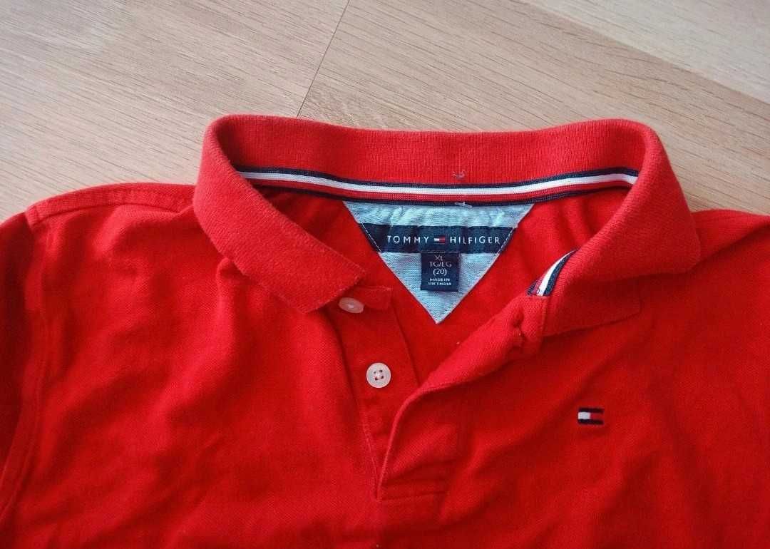 T-shirt męski czerwony Tommy Hilfiger
