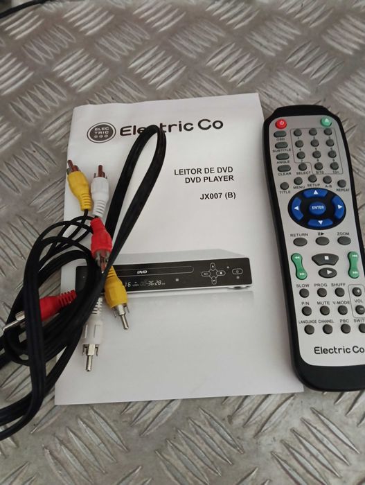 Leitor de DVD usado em bom estado