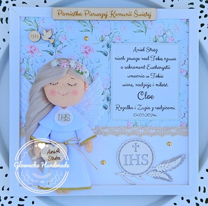 Pamiątka Pierwszej Komunii Świętej,  Chrztu