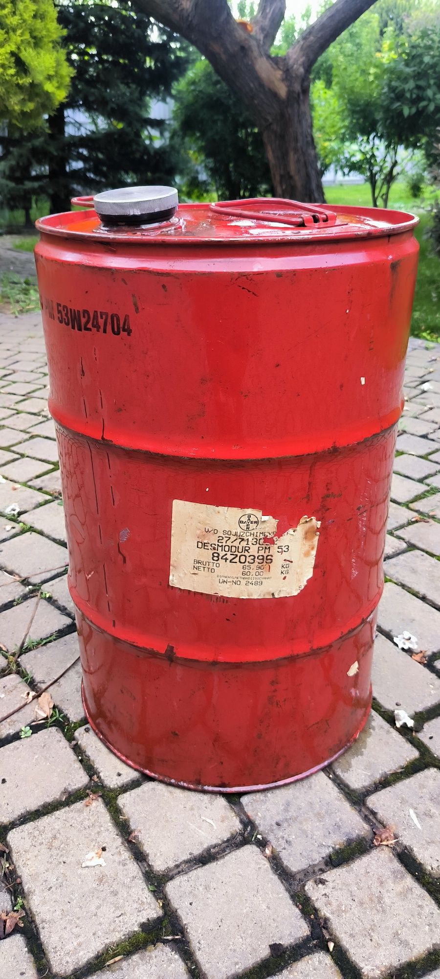 Бочка металлическая 65 л бидон