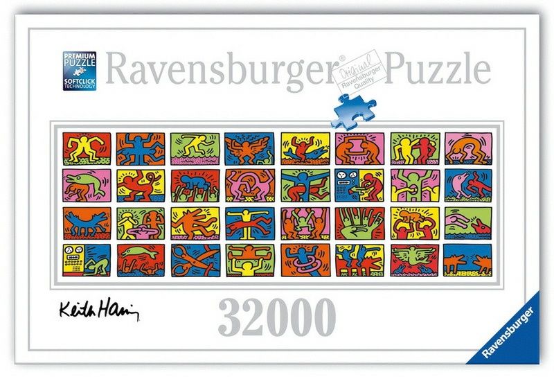 Puzzle Ravensburger Keith Haring 32000 peças  Montado