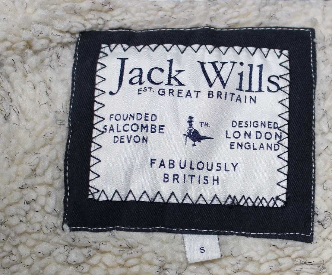 Jack Wills gruba rozpinana bluza z kapturem r.S