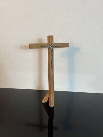 Kolekcjonerski krucyfiks vintage prl krzyż