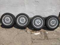 Продам комплект легкосплавних дисків з резиною 205/55/R16 Volvo 5/108