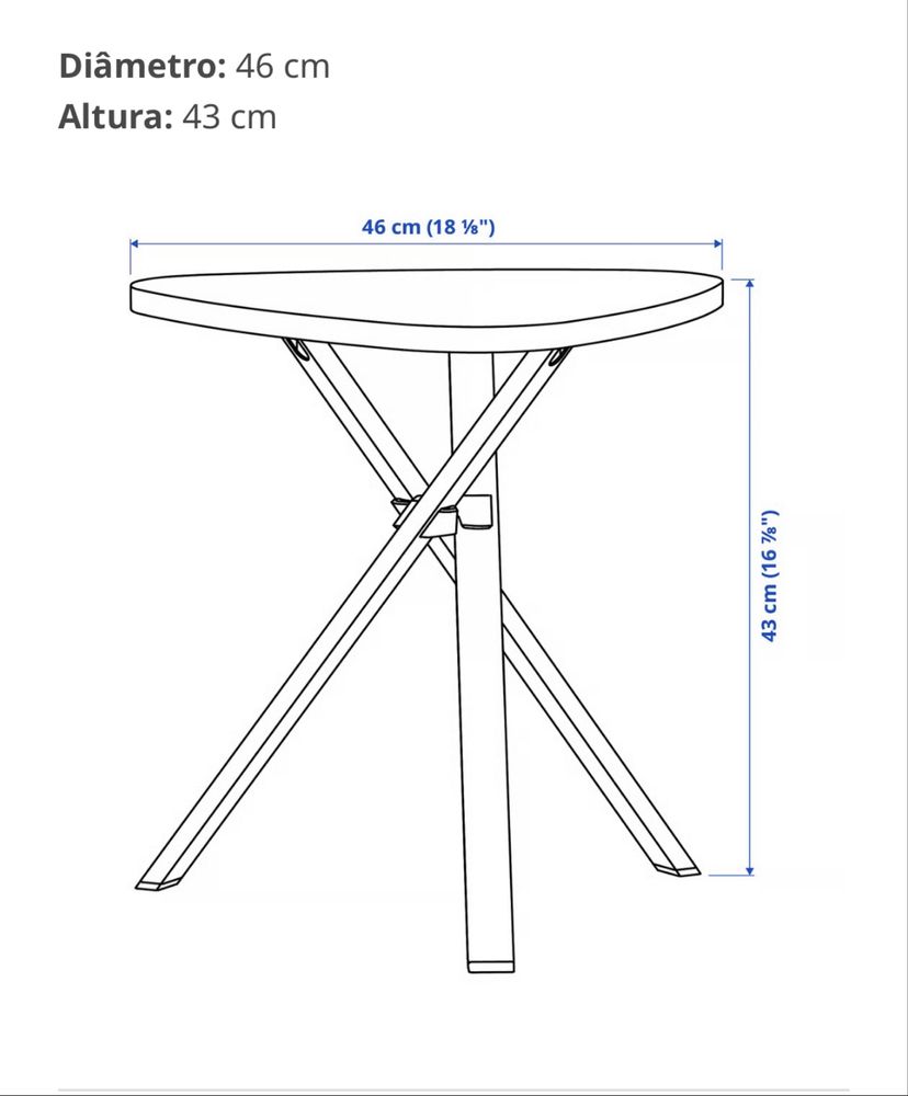 Mesa de apoio Ikea