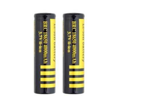 2 pcs + Carregador Duplo 18650 Batterie UltraFire 4000mAh Li-ion 3.7V