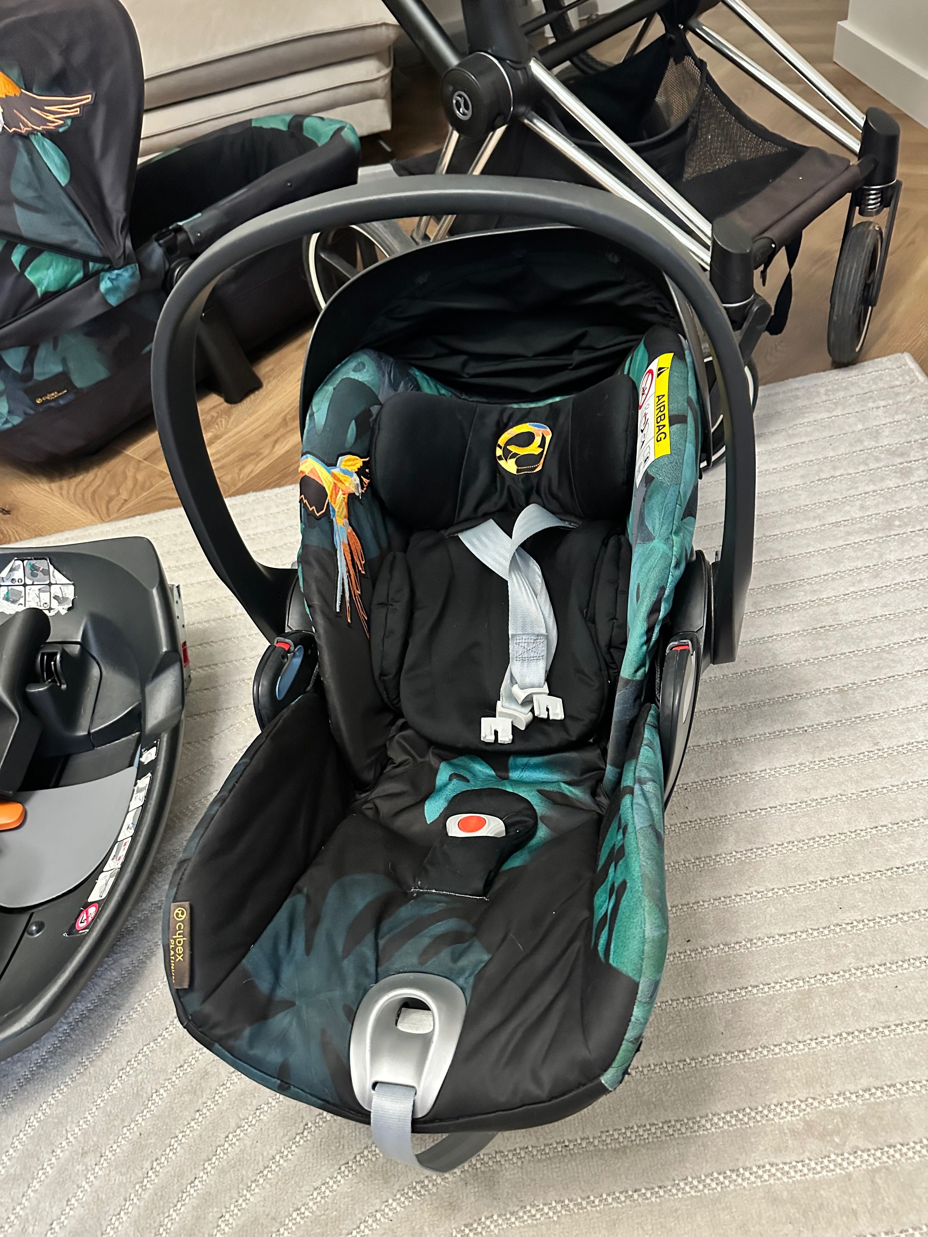 Wózek Cybex Priam 2.0 3w1 Birds of Paradise – bardzo dobry stan