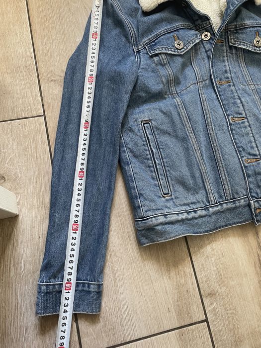 Джинсовка River Island M утеплена хутром холодні осінь весна