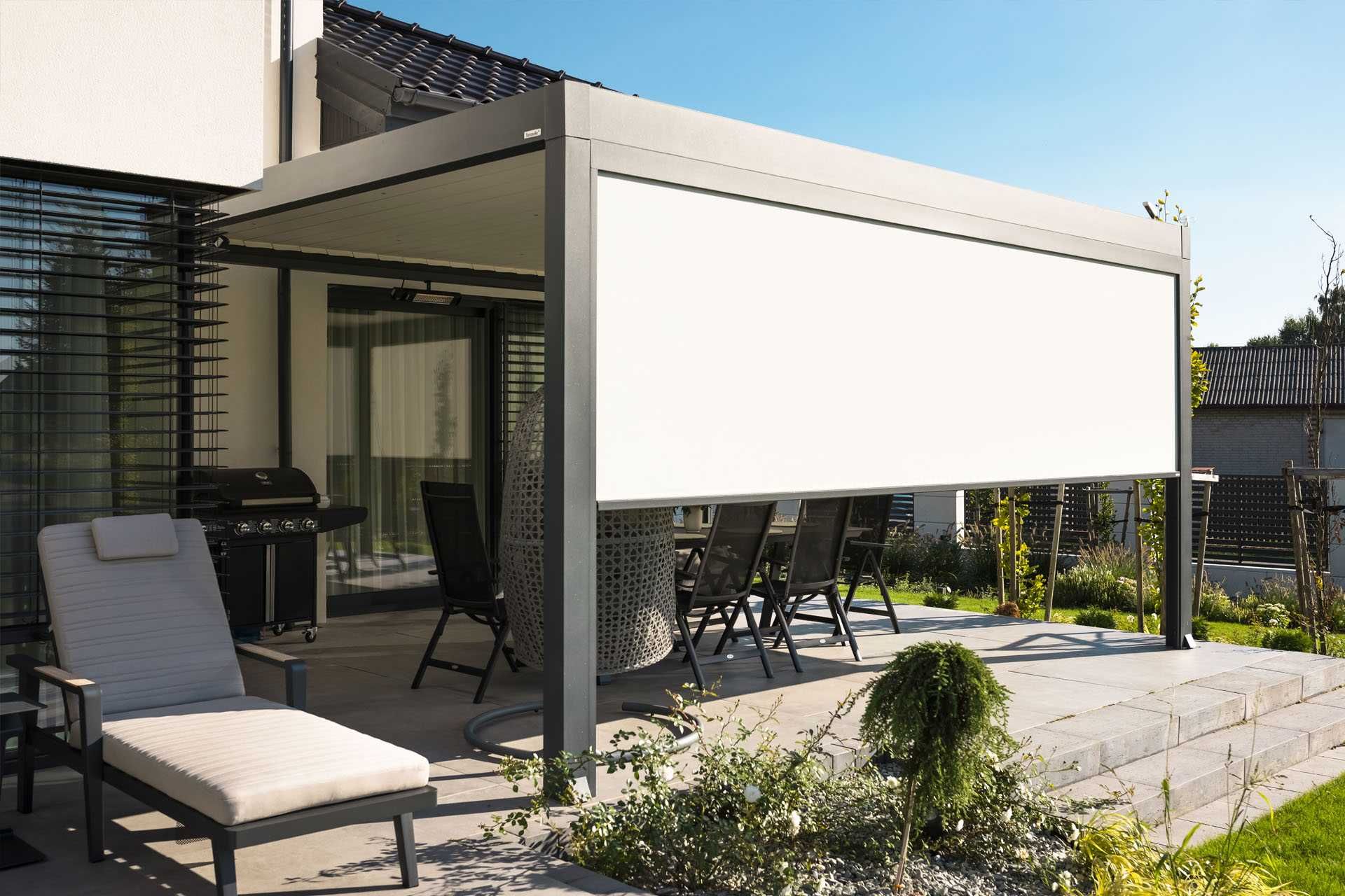 Pergola Ogród zimowy Zadaszenie tarasu Lamele Nowoczesny Design