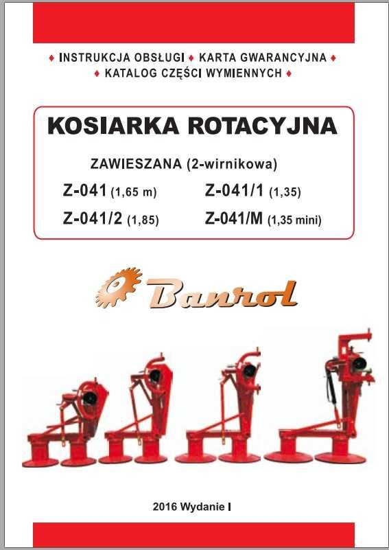 Katalog części kosiarka rotacyjna Z 041