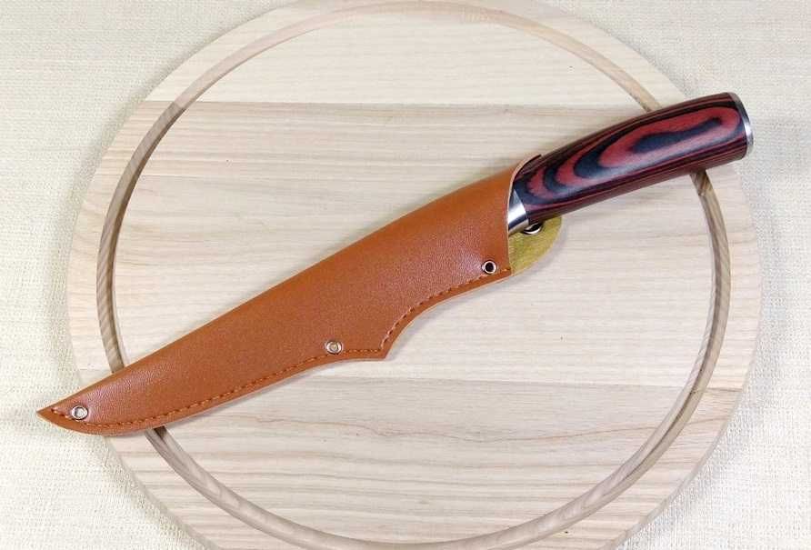 Обвалочный нож 14 см из немецкой стали X50CrMoV15 с дамасским узором