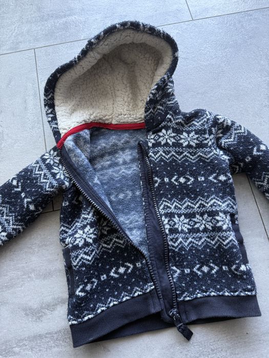 Świąteczny sweterek rozpinany 6-9 miesięcy